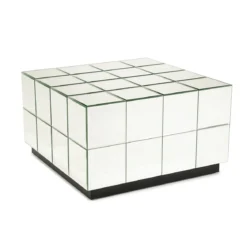 Salontafel zilveren tegels - By-Boo Flectron