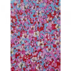 Schilderij - Kare Design Touched Flower Boat Blue Pink