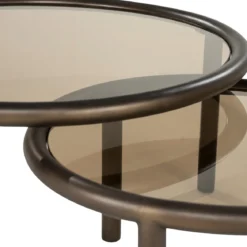 Set van 2 ronde salontafels - Eleonora Circo