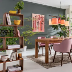 Sheeshamhout wandkast Zig Zag - Kare Design Authentico Zick Zack