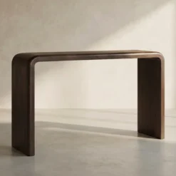 Sidetable gebogen hout - Bodio Ayan