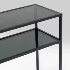 Sidetable van staal met glas - Kare Design Loft