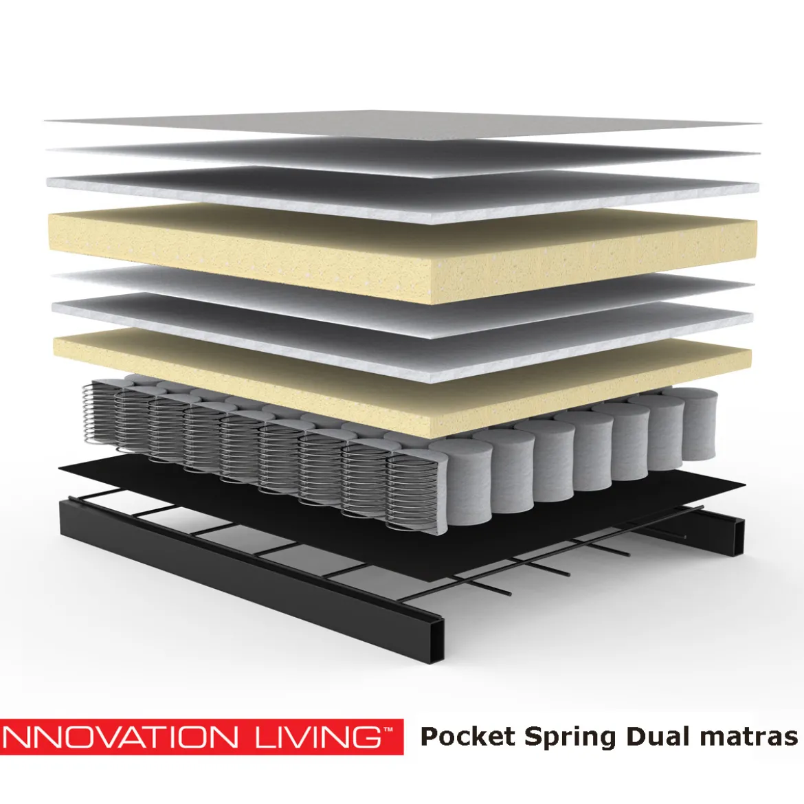 Slaapbank met eiken armleuningen - Innovation Living Dublexo Frej Natural