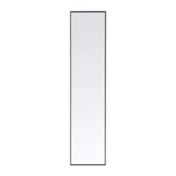 Smalle spiegel zwart 180x30 cm - Kare Design Bella