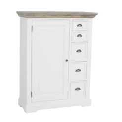 Spekkast wit hout - Tower Living Fleur