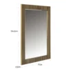 Spiegel messing met ribbels - Richmond Interiors Ironville