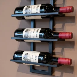 Stalen wijnrek muur - Bodio Reserva 10