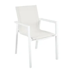 Stapelbare tuinstoel aluminium - Brafab Delia