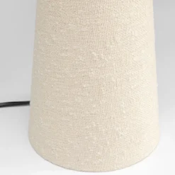 Tafellamp beige boucle 60 cm - Kare Design Marleen
