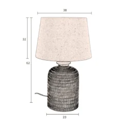 Tafellamp beige tinten - Dutchbone Russel