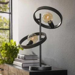Tafellamp metalen ringen - Santa Hover