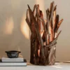 Tafellamp teak hout takken - Must Living Spot