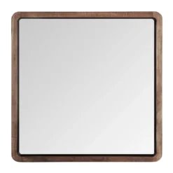 Teak design spiegel 80 x 80 cm - DTP Home Cosmo
