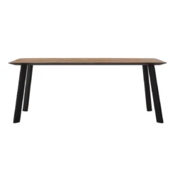 Teak eettafel met verjongde rand - DTP Home Timeless Shape