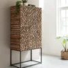 Teak kast met latjes mozaiek - Must Living Sticks
