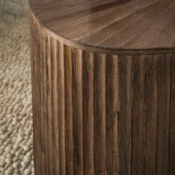 Teak salontafelset met ribbels - Giani Maya Teak Square