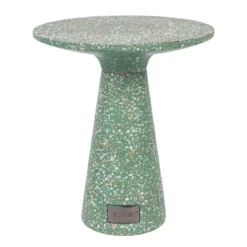 Terrazzo bijzettafel rond - Zuiver Victoria