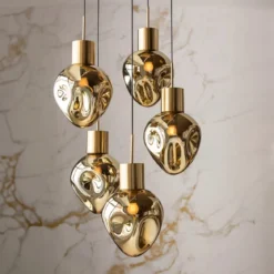 Trapse hanglamp gedeukt glas - Kare Design Supernova Dough