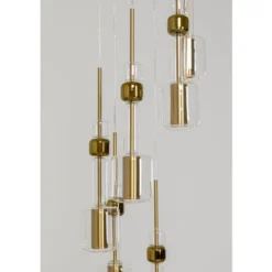 Trapse hanglamp goud en glas - Kare Design Candy Bar Gold