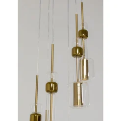 Trapse hanglamp goud en glas - Kare Design Candy Bar Gold