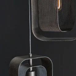 Trapse hanglamp van metaal - Santa Mesh Rotate