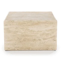 Travertin salontafel vierkant - Eleonora Donta