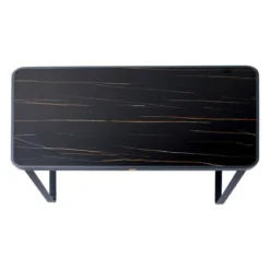 Tuintafel 4-persoons zwart - Kare Design Santos