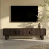 Tv-meubel hout met ribbels - Bodio Kamari