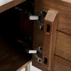 Tv-meubel mangohout en marmer - Kare Design Grace