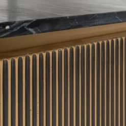 Tv-meubel messing en marmer - Richmond Interiors Ironville