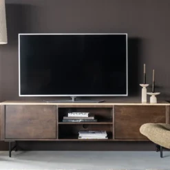 Tv-meubel met travertin blad - Eleonora Lio