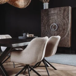Unieke kast mangohout - Tower Living Padua