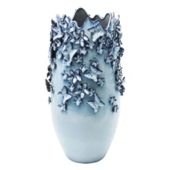 Vaas Delfts blauw met vlinders - Kare Design Butterflies