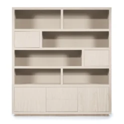 Vakkenkast taupe eiken 200 cm - Eleonora Helsinki