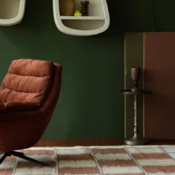 Vakken vloerkleed terra beige - Dutchbone Gambit