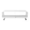 Verrijdbaar tv meubel wit - Kare Design Lounge M
