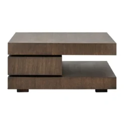 Vierkante salontafel bruin eiken - Richmond Interiors Oakura Brown