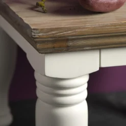 Vierkante salontafel landelijk grijs - Tower Living Fleur