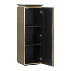 Vierkante zuil goud met ribbels - Richmond Interiors Ironville