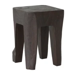 Vierkant krukje teak hout - Must Living Vito