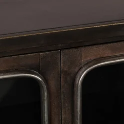 Vintage metalen kastje - Dutchbone Denza