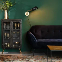Vintage metalen kastje - Dutchbone Denza