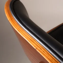 Vintage stoel leer - Dutchbone Blackwood