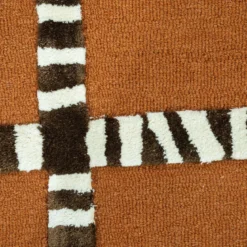 Vloerkleed met design bruin - By-Boo StripeScape