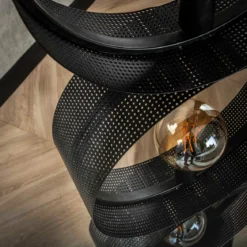 Vloerlamp rond metaal gaas - Santa Ring