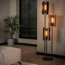 Vloerlamp van metaal - Santa Mesh Rotate