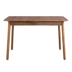 Walnoot eettafel uitschuifbaar - Zuiver Glimps Walnut