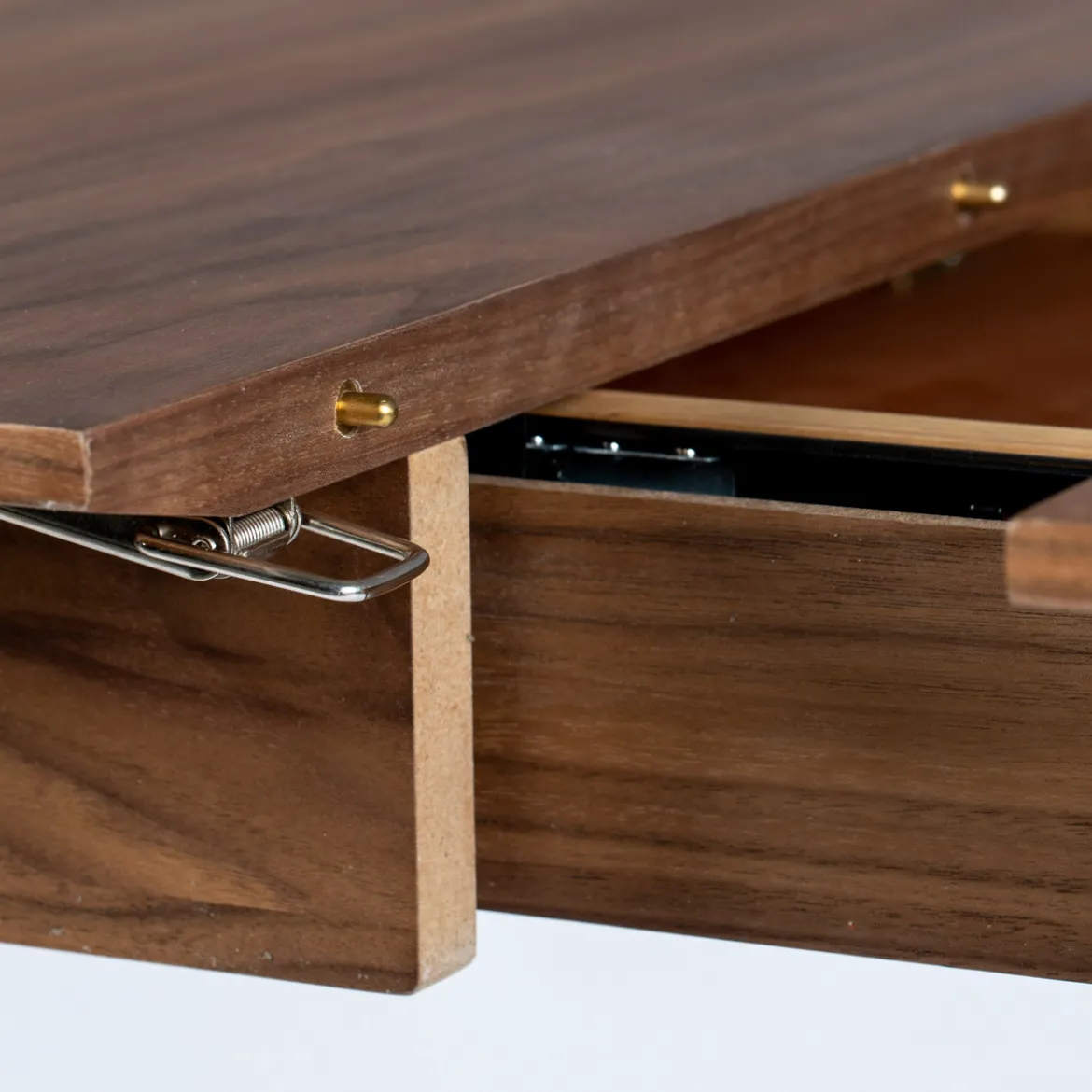 Walnoot eettafel uitschuifbaar - Zuiver Glimps Walnut