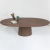 Walnoot eetttafel ovaal uitschuifbaar - Kare Design Benvenuto