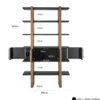 Wandkast hout en goud - Richmond Interiors Cambon